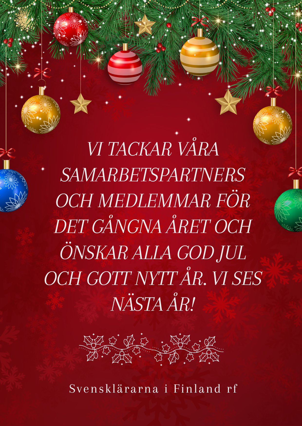 Joulukorttiluonnos 2025